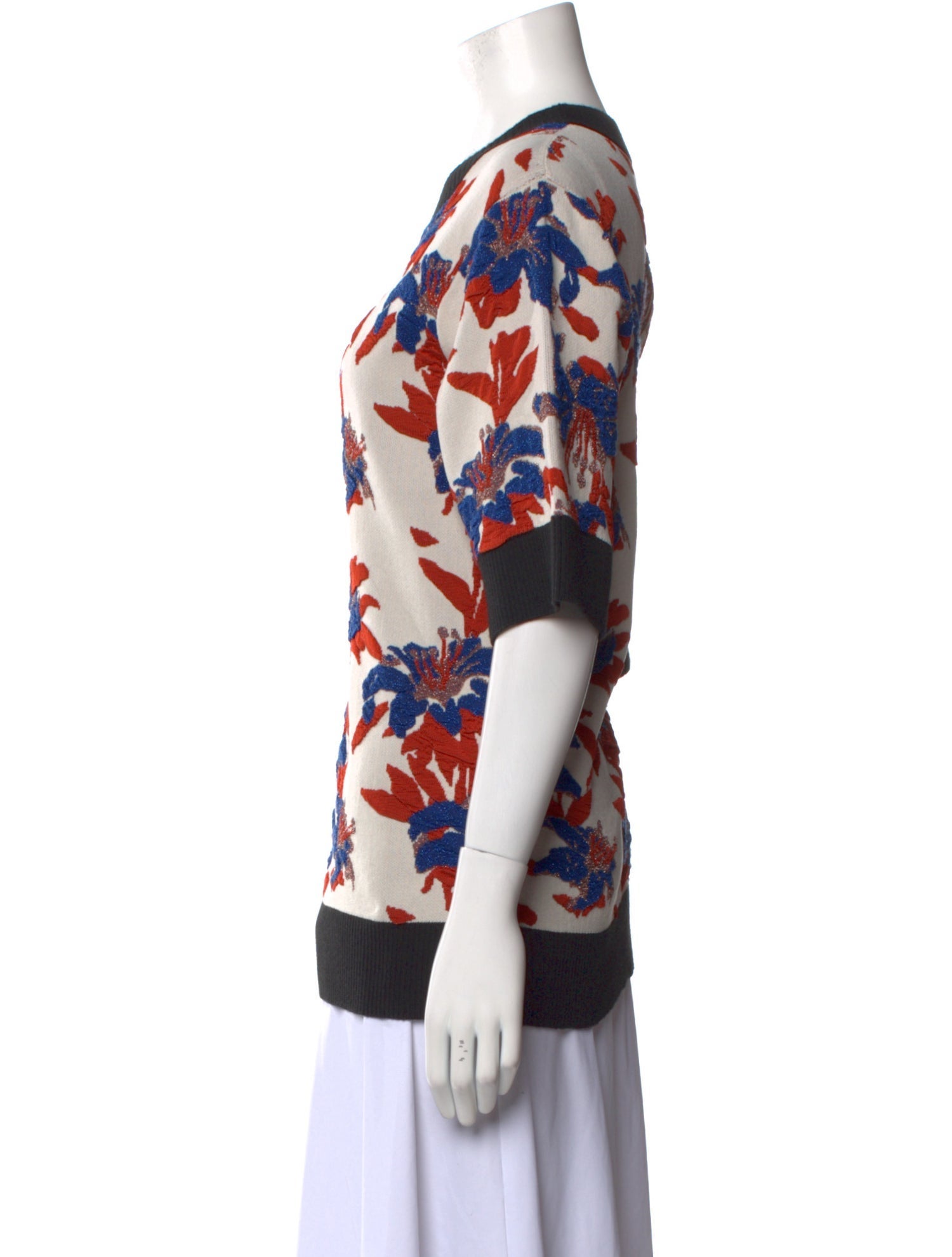 Dries Van Noten Printed Crew Neck Sweatshirt