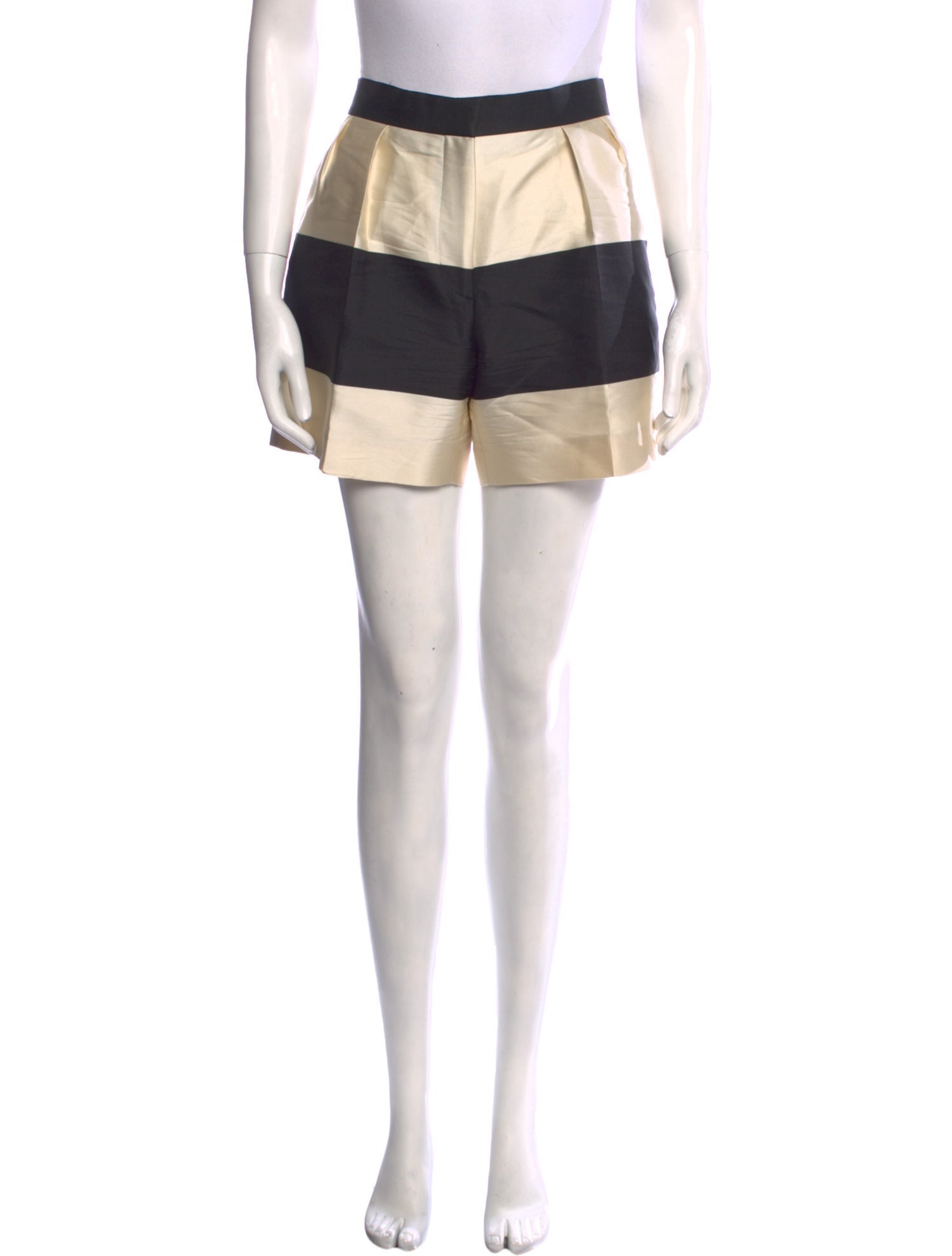 Dries Van Noten Colorblock Pattern Mini Shorts
