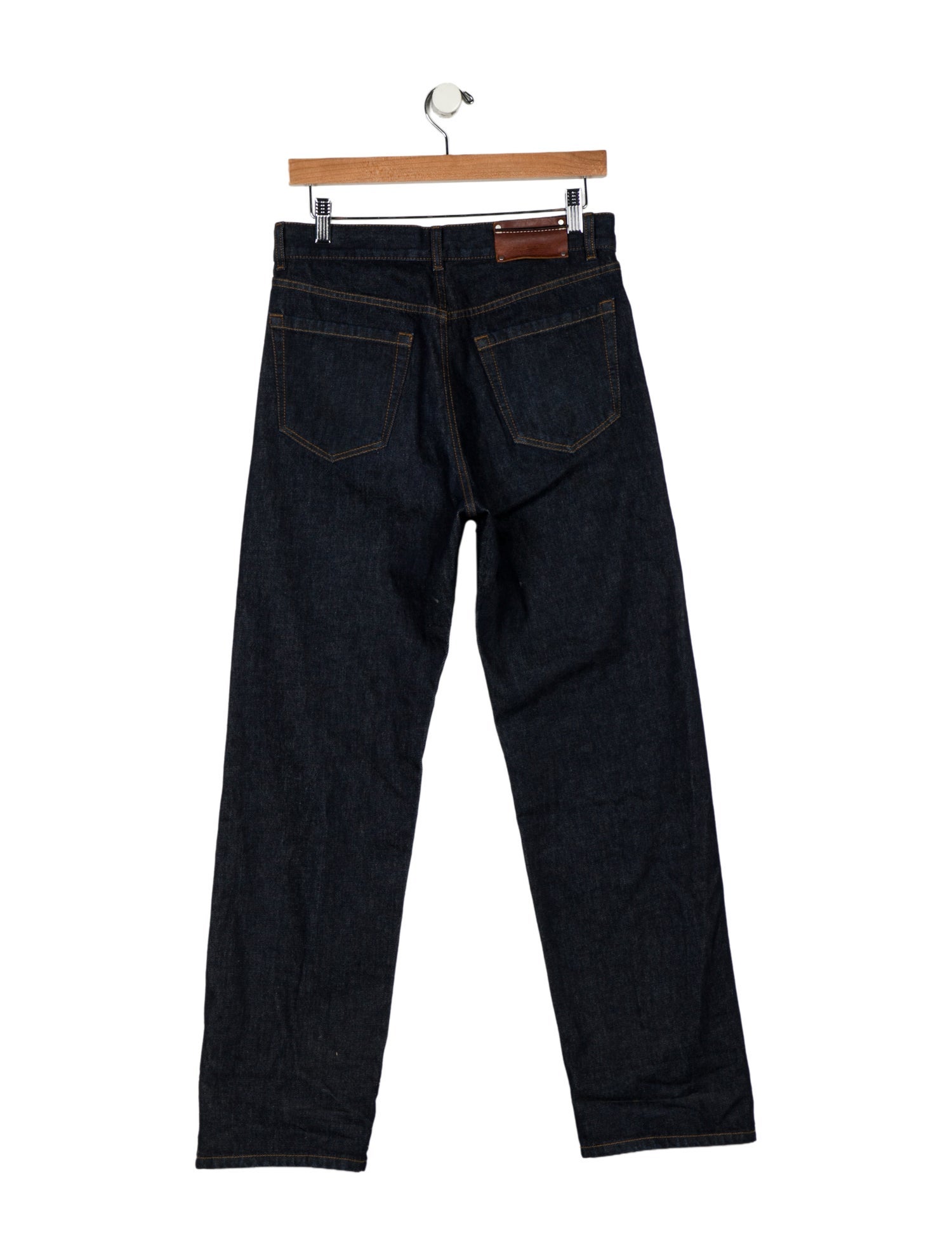 Dries Van Noten High-Rise Straight Leg Jeans