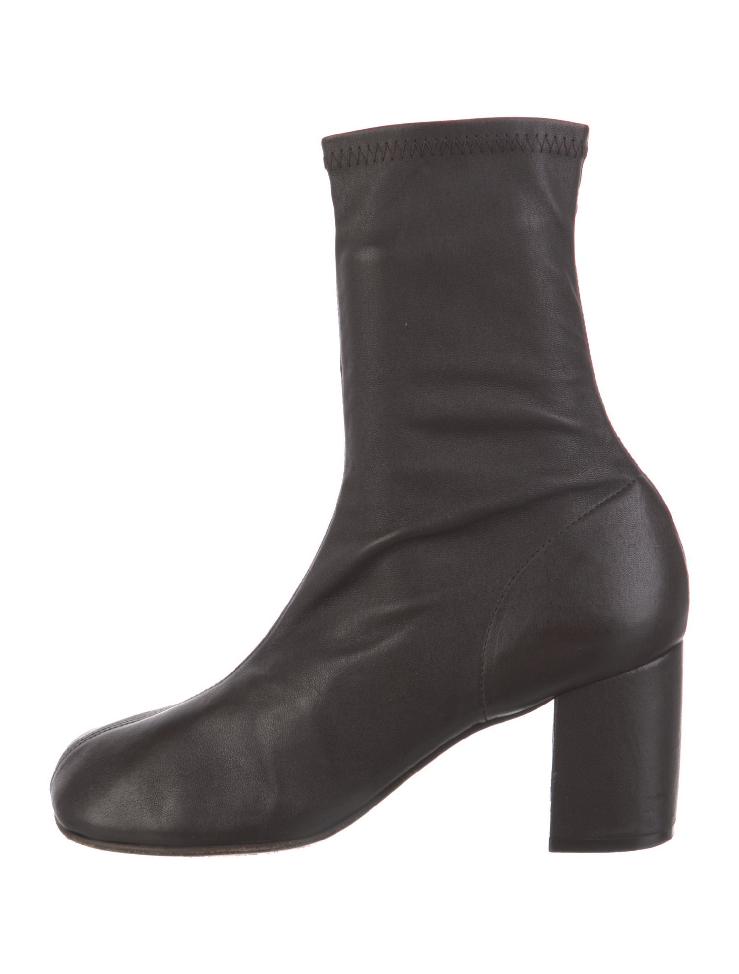 Dries Van Noten Leather Sock Boots