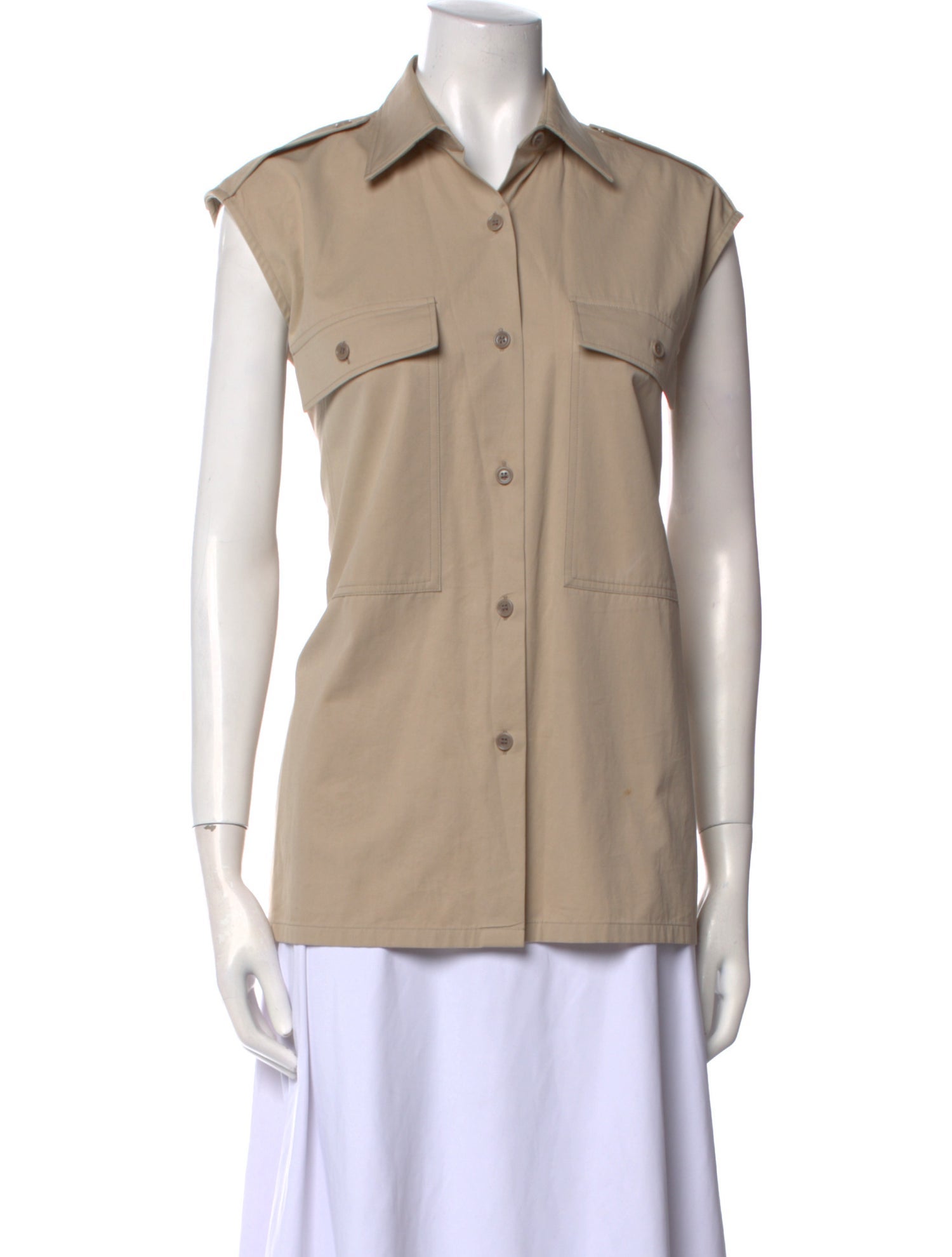 Dries Van Noten Short Sleeve Button-Up Top