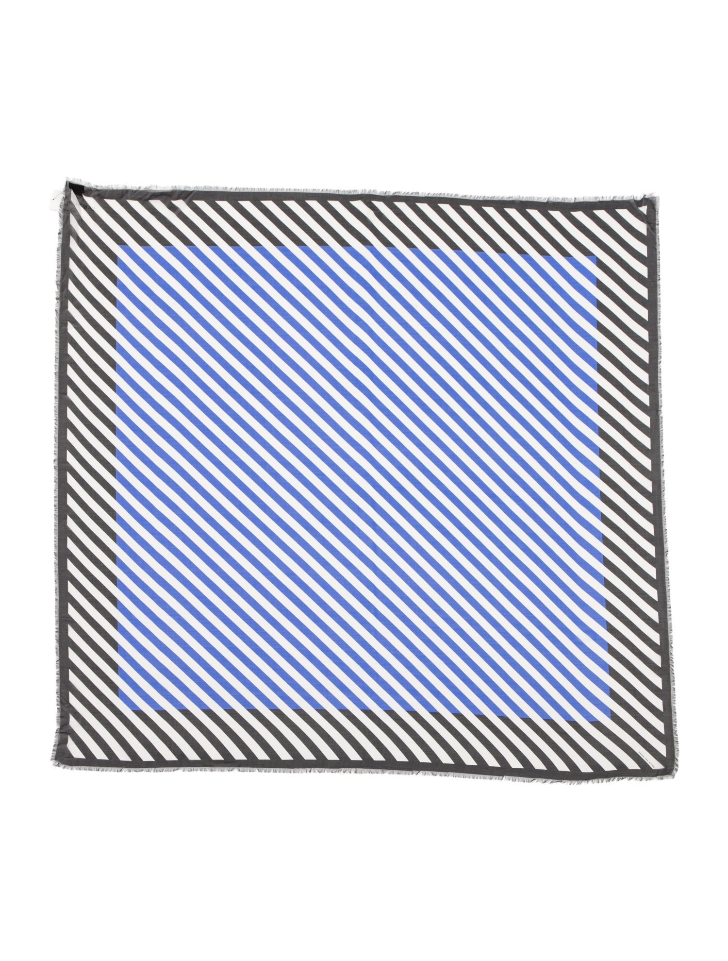 Dries Van Noten Silk Striped Scarf