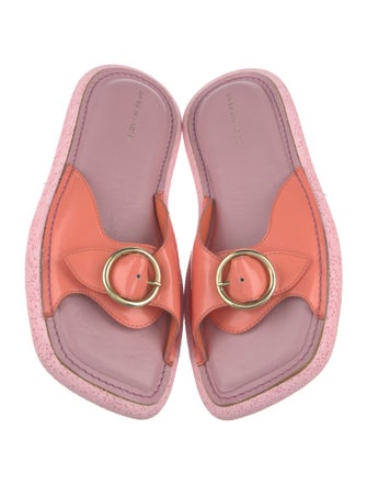 Dries Van Noten Patent Leather Slides