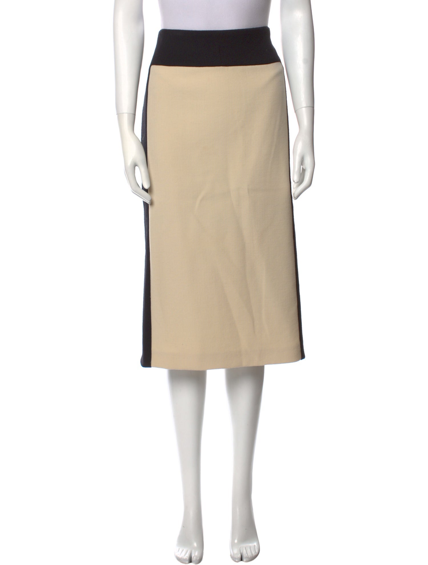 Dries Van Noten Wool Knee-Length Skirt