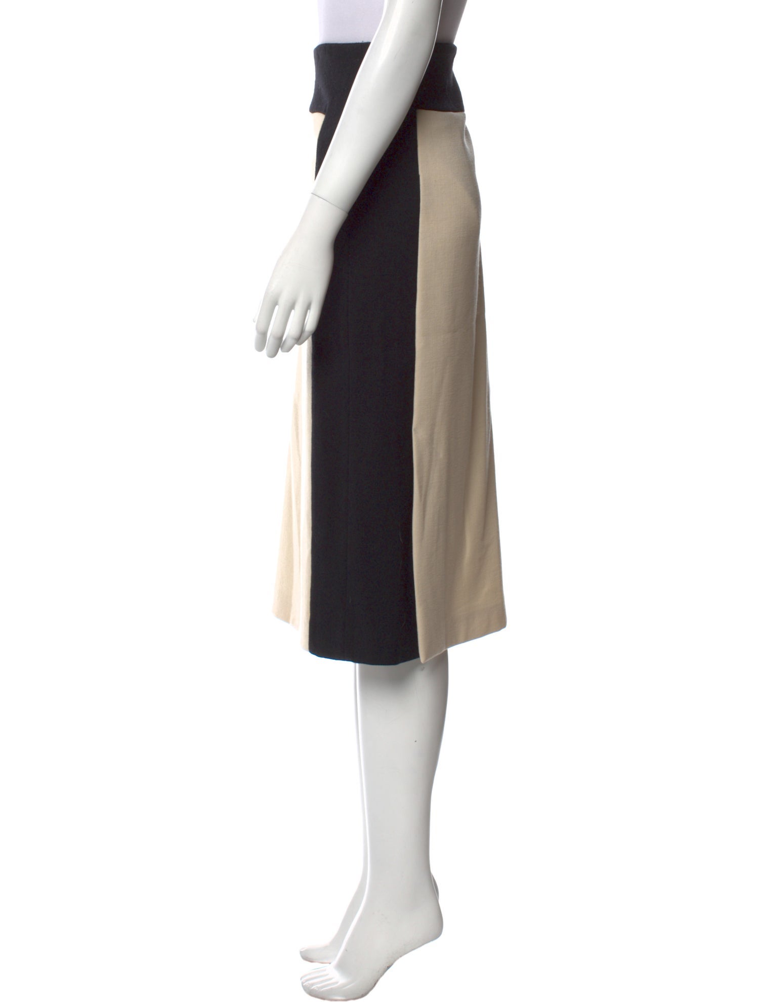 Dries Van Noten Wool Knee-Length Skirt