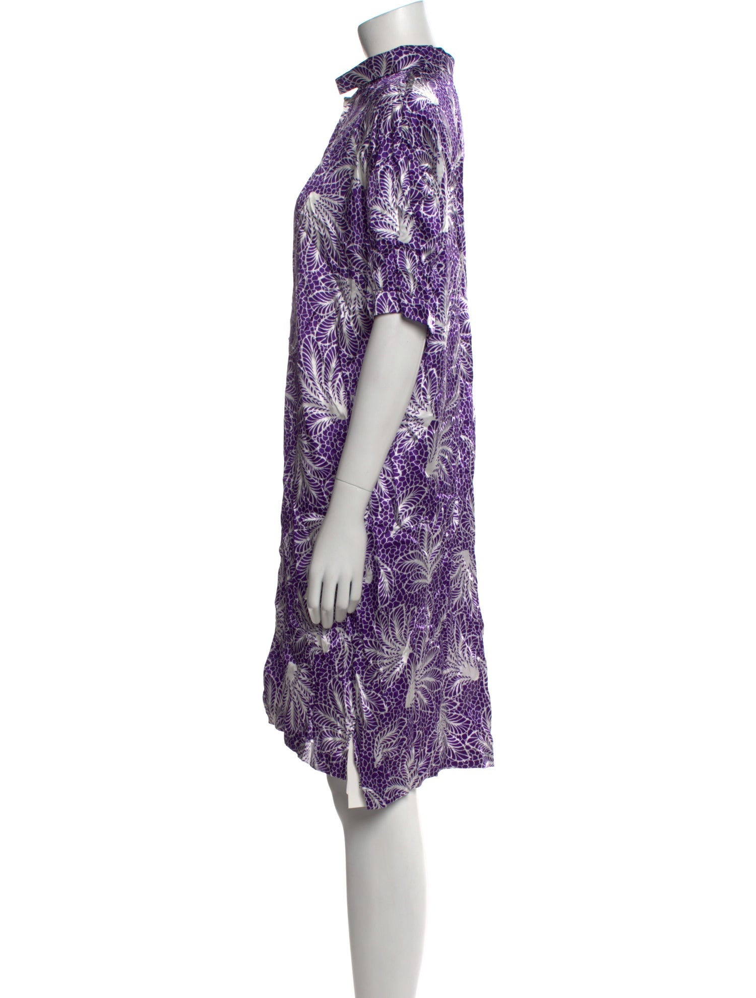 Dries Van Noten Printed Knee-Length Dress