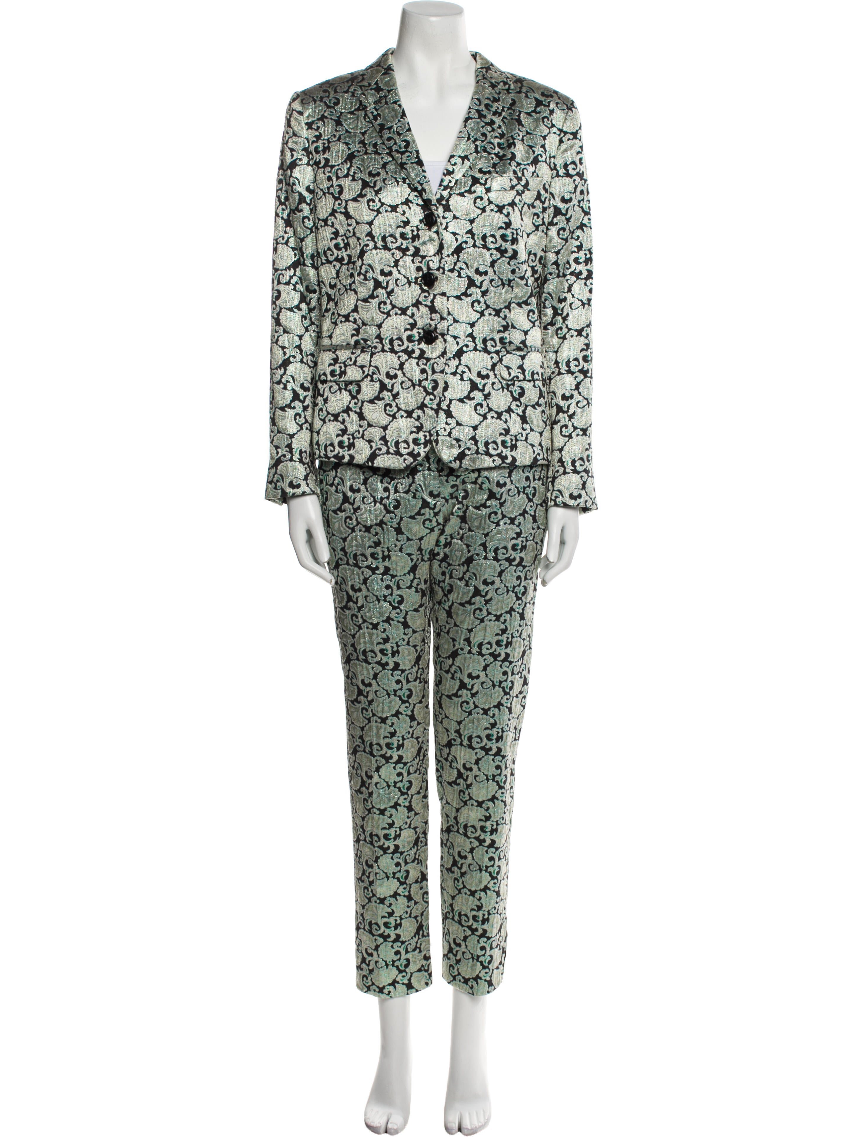 Dries Van Noten Printed Pantsuit