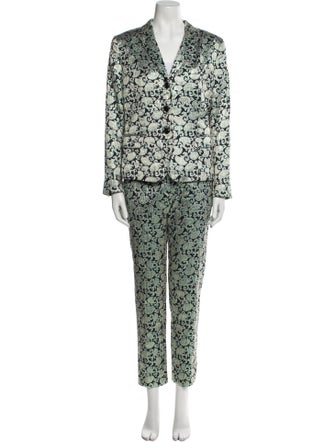 Dries Van Noten Printed Pantsuit