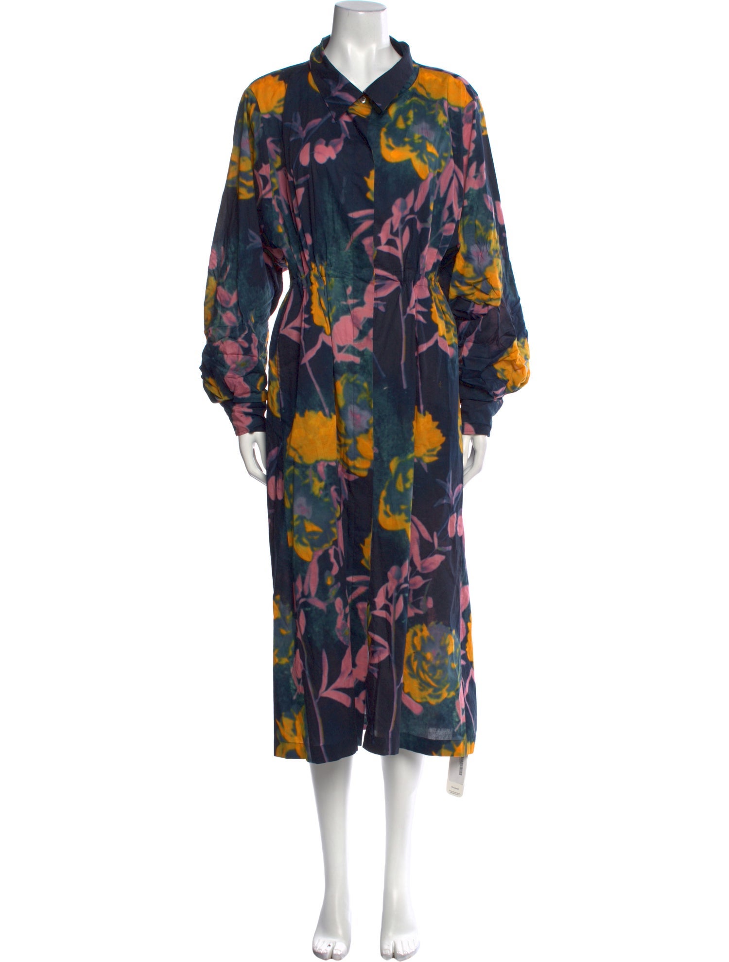 Dries Van Noten Printed Long Dress