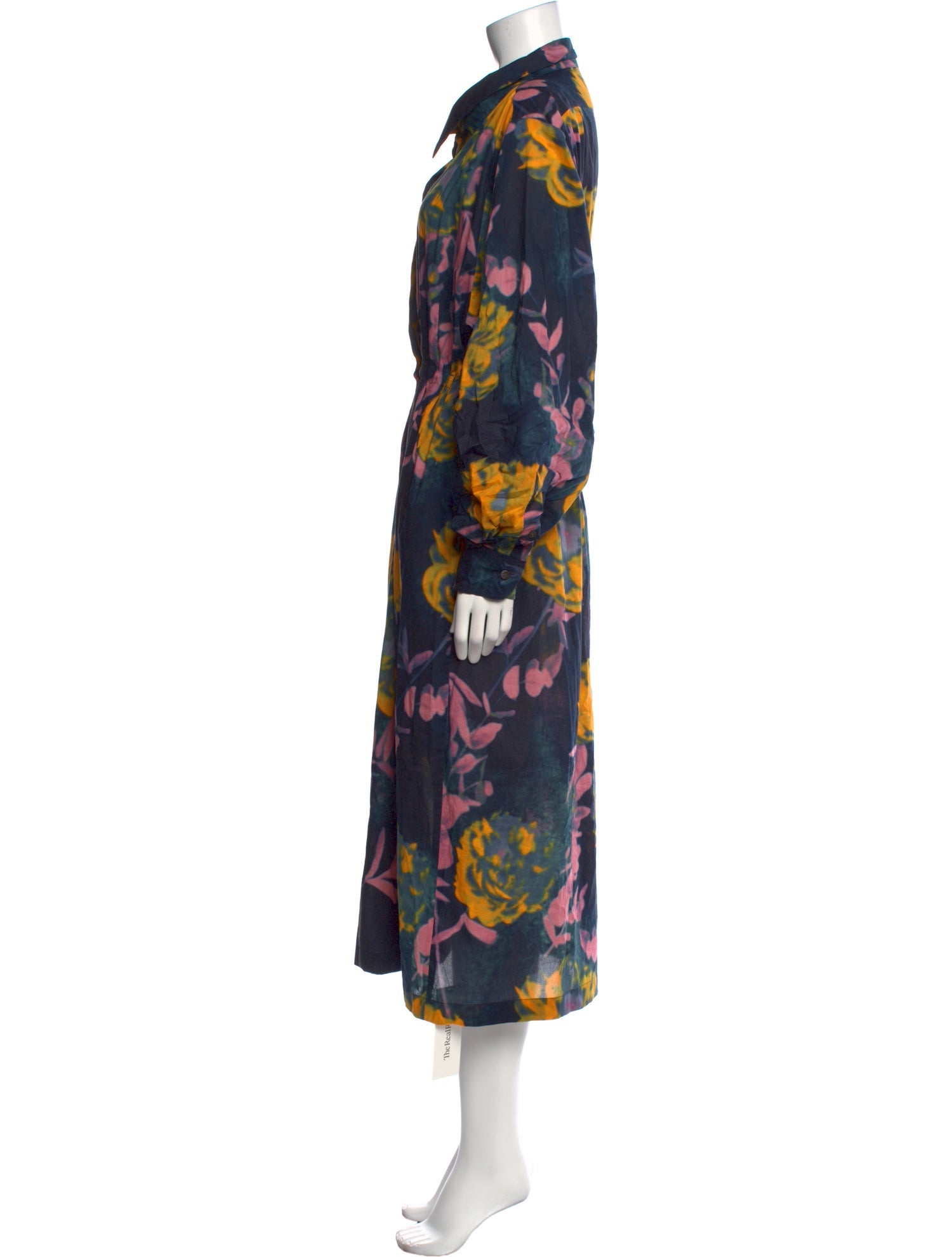 Dries Van Noten Printed Long Dress