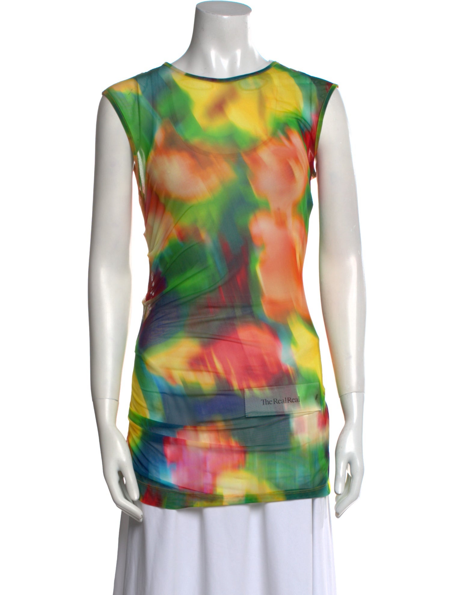 Dries Van Noten Nylon Tie-Dye Print Tunic