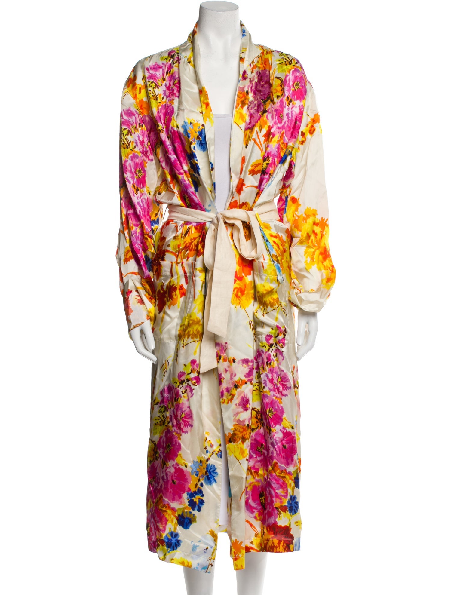 Dries Van Noten Printed Robe