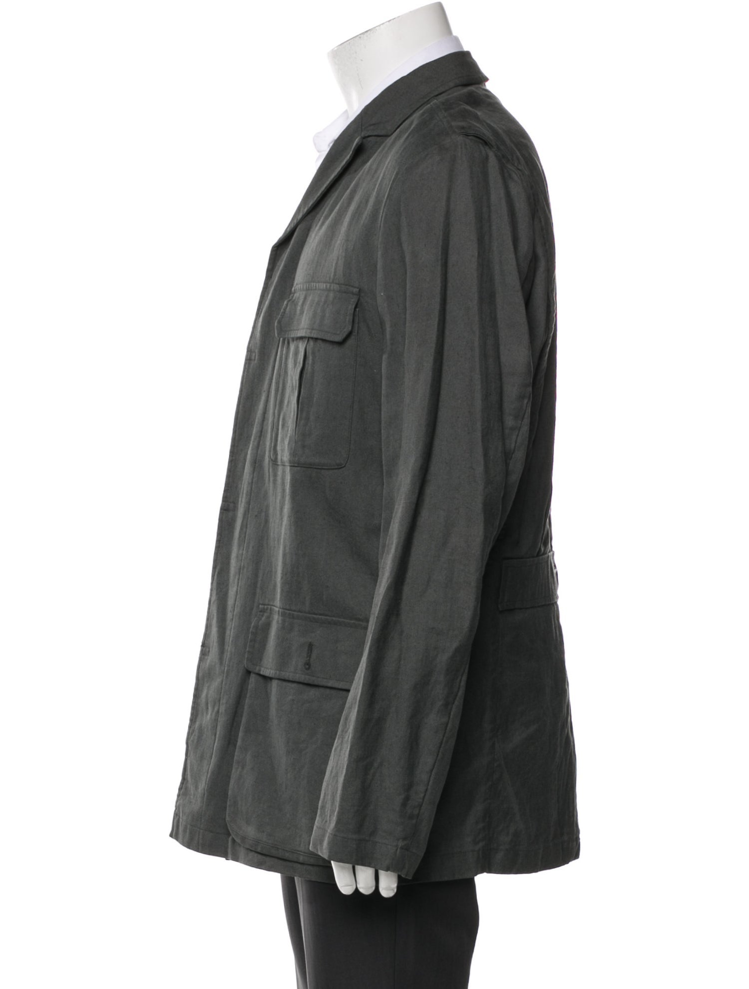 Dries Van Noten Linen Utility Jacket