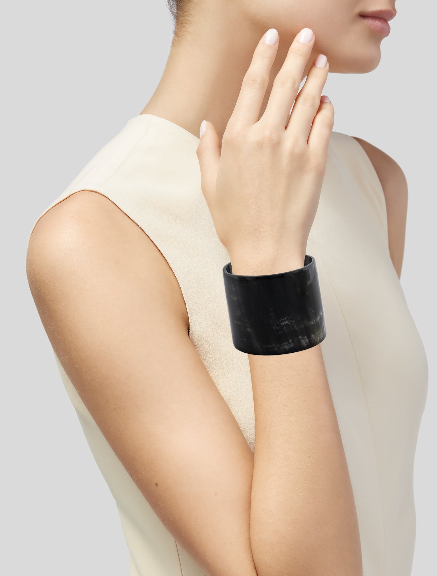 Dries Van Noten Horn Cuff Bracelet