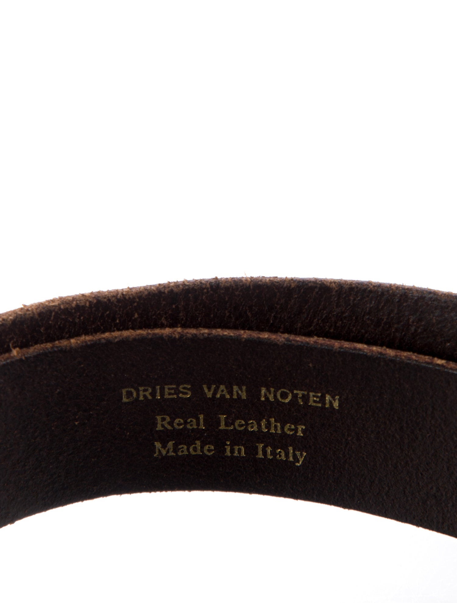 Dries Van Noten Leather Waist Belt