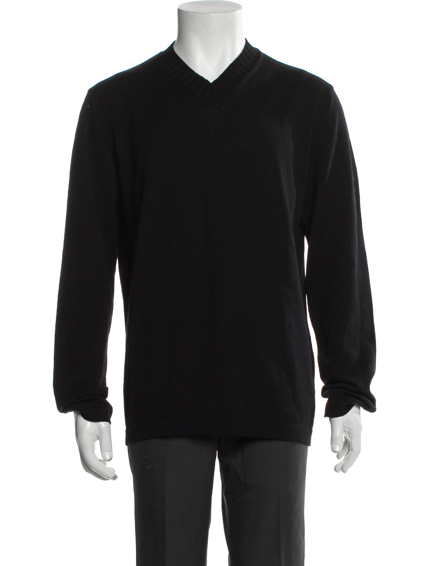 Dries Van Noten Merino Wool V-Neck Pullover