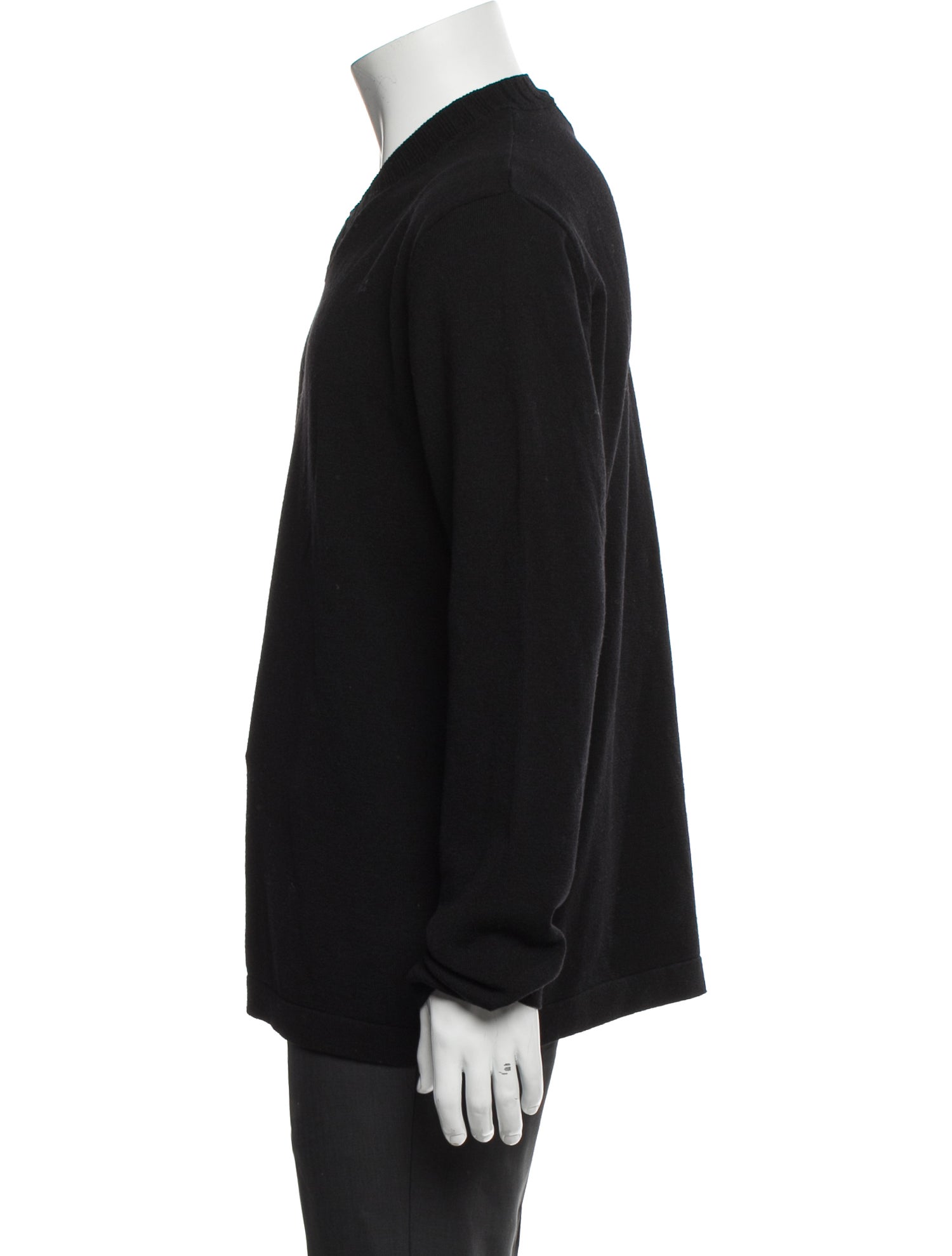Dries Van Noten Merino Wool V-Neck Pullover