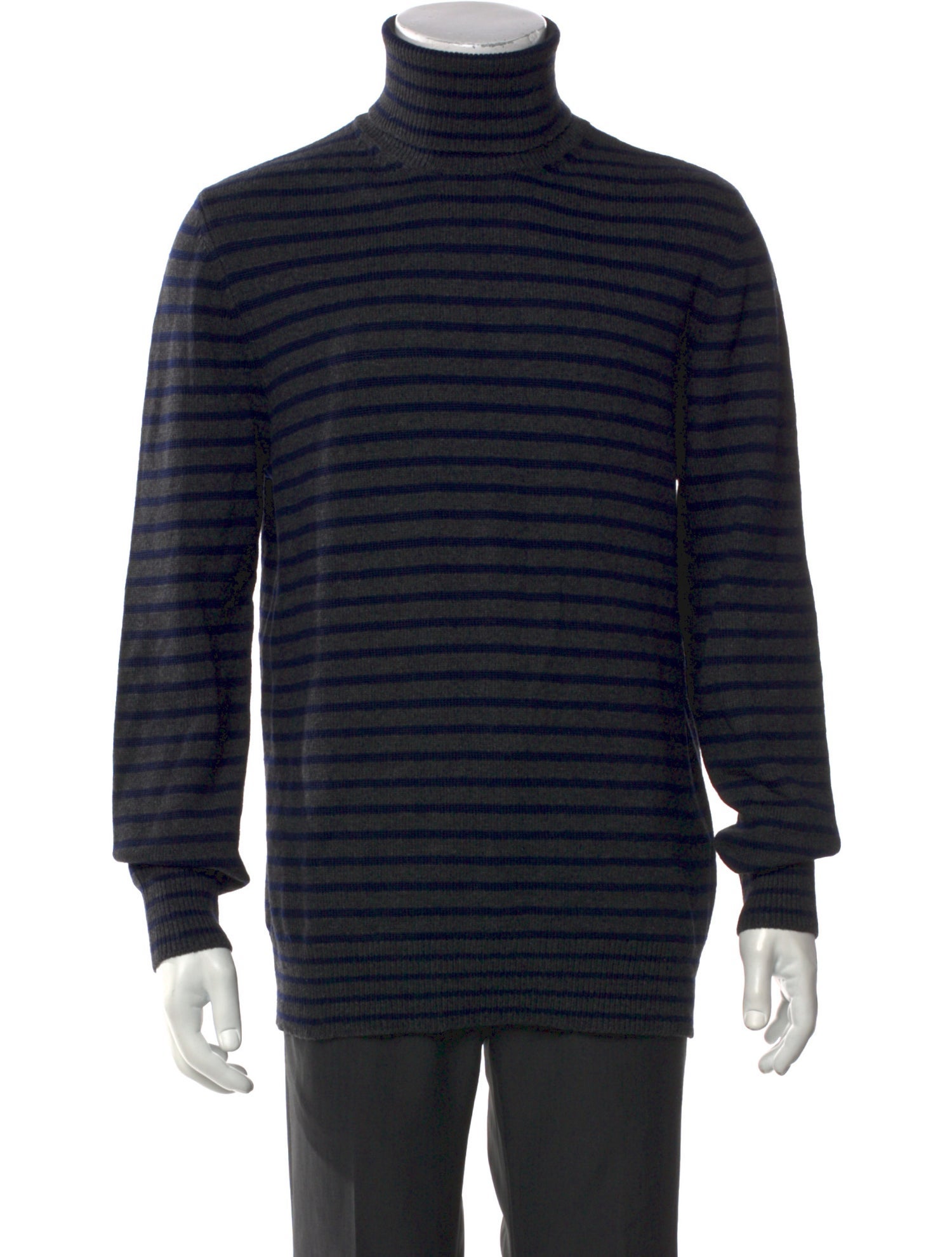 Dries Van Noten Striped Turtleneck Pullover