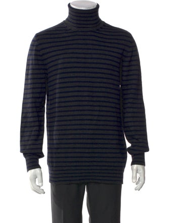 Dries Van Noten Striped Turtleneck Pullover