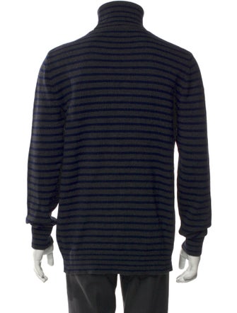 Dries Van Noten Striped Turtleneck Pullover