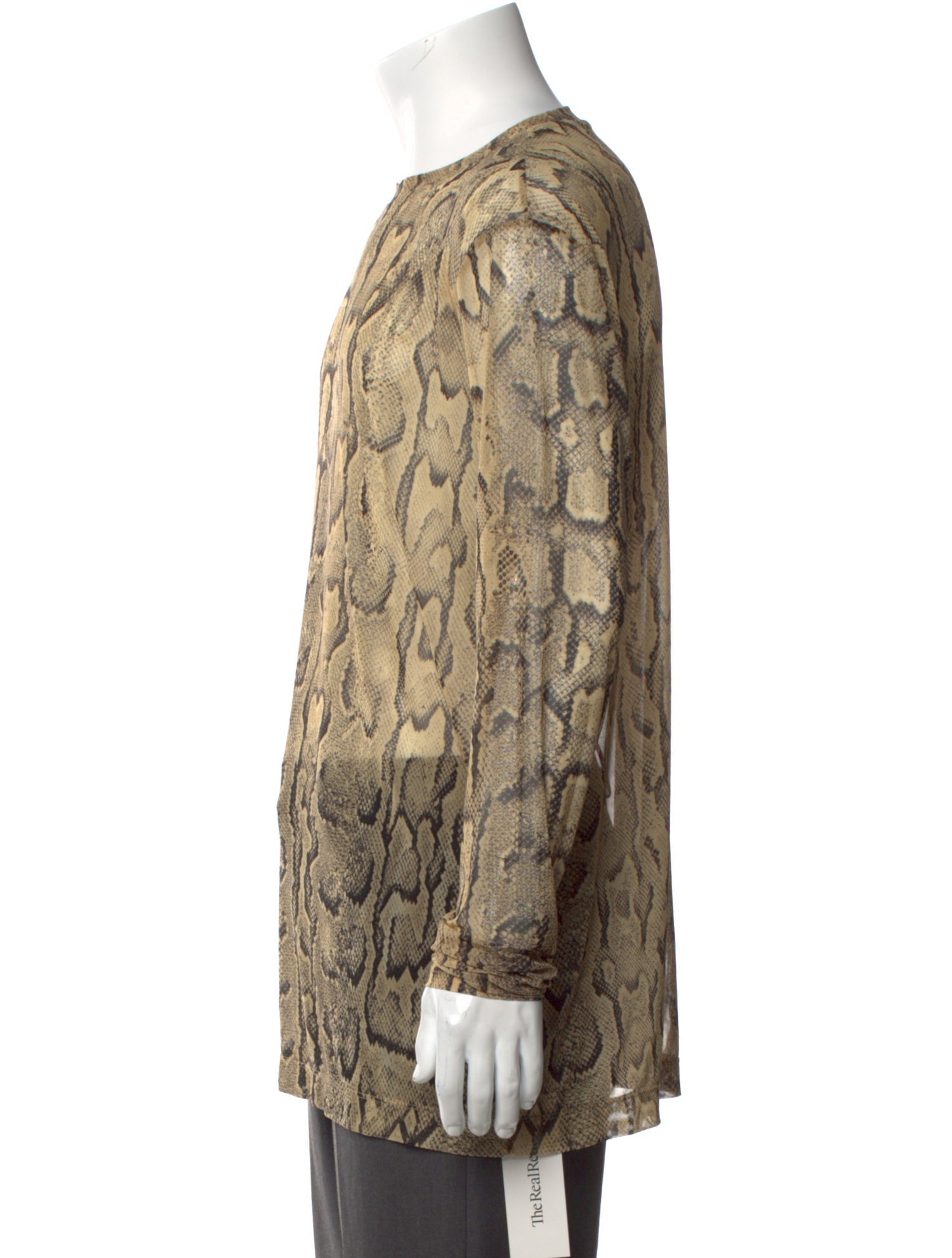 Dries Van Noten Animal Print Long Sleeve