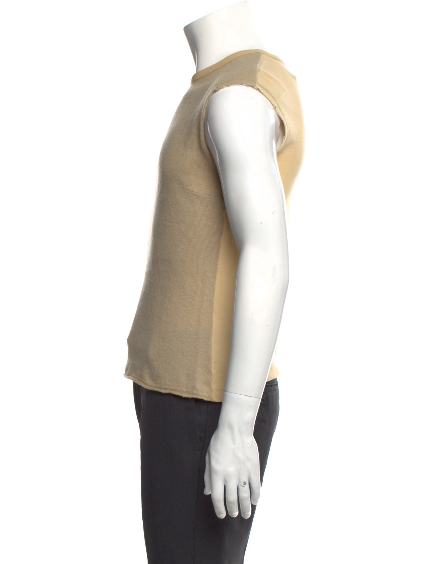 Dries Van Noten Cashmere Scoop Neck T-Shirt