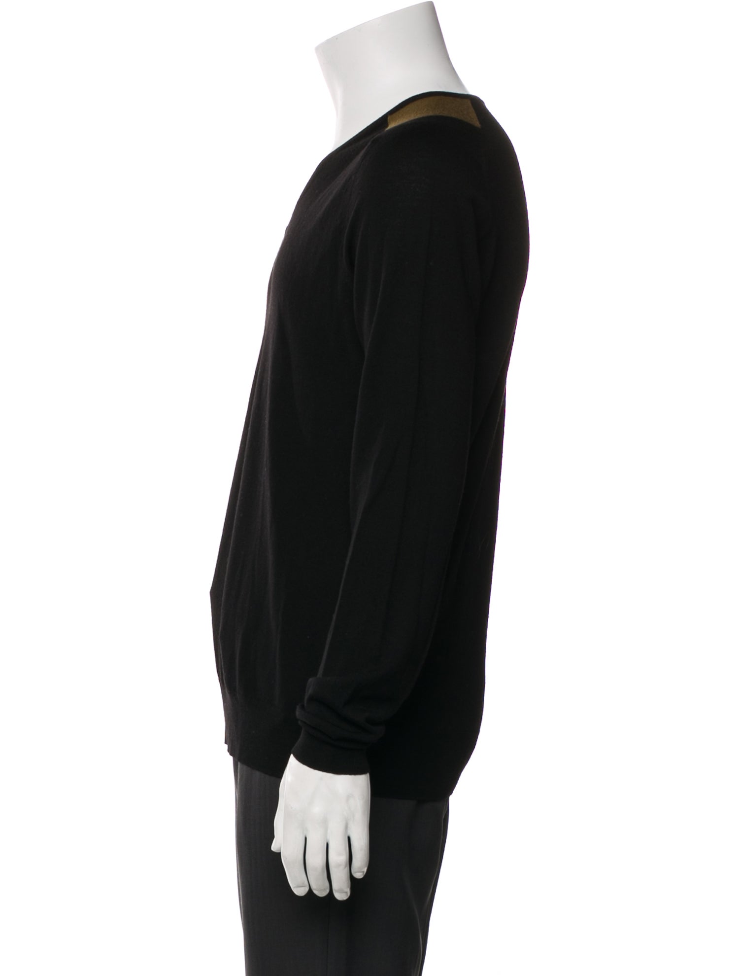 Dries Van Noten Merino Wool V-Neck Pullover