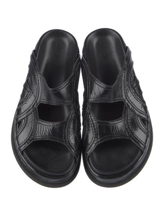 Dries Van Noten Leather Slides