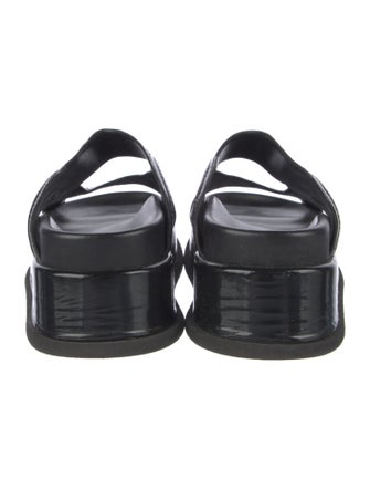 Dries Van Noten Leather Slides