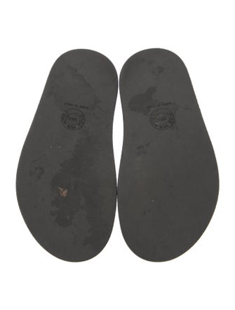 Dries Van Noten Leather Slides