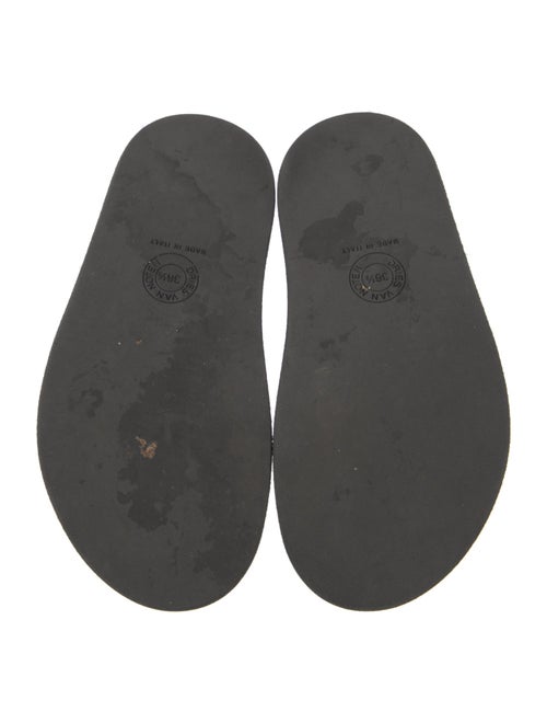 Dries Van Noten Leather Slides