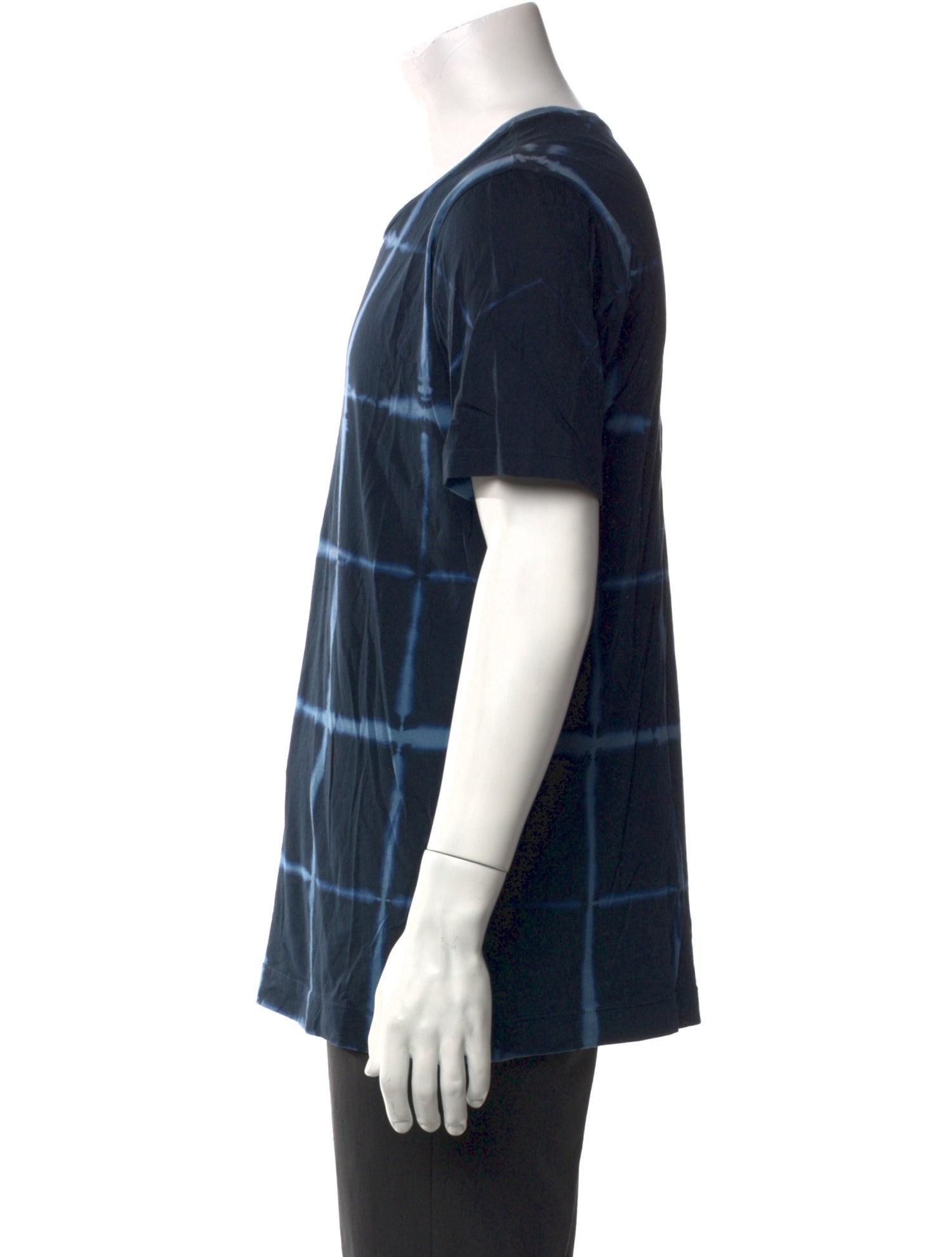 Dries Van Noten Plaid Print Crew Neck T-Shirt