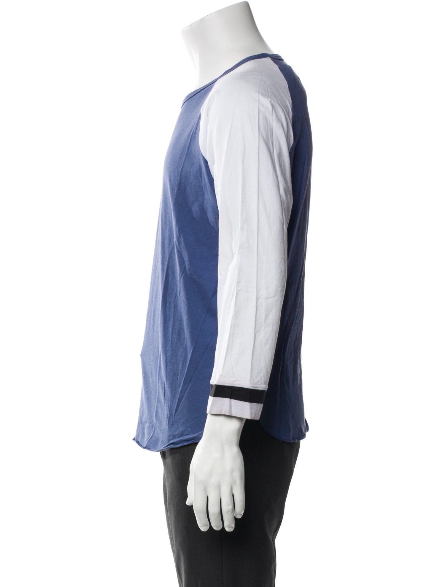 Dries Van Noten Colorblock Pattern Crew Neck T-Shirt