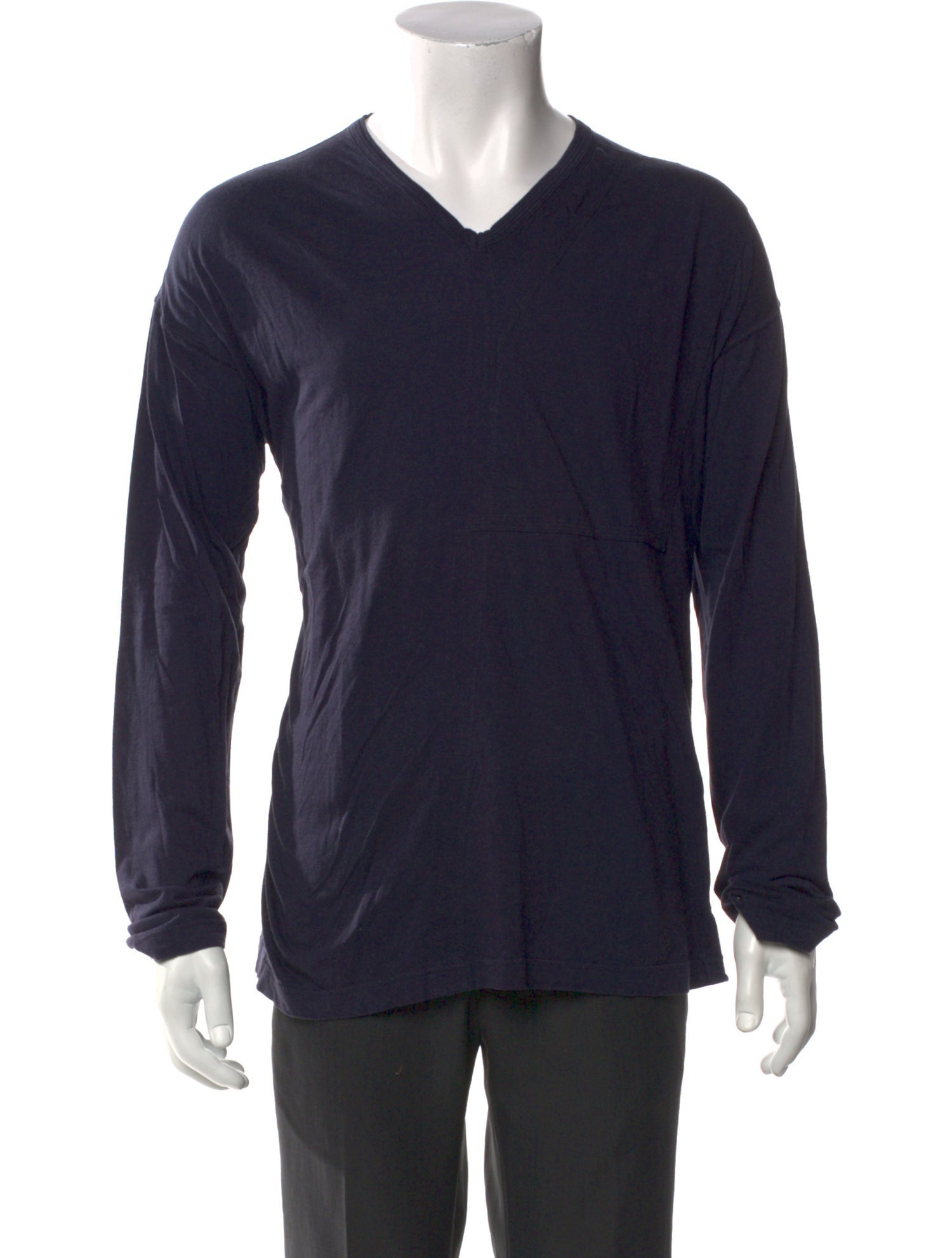Dries Van Noten V-Neck Long Sleeve Henley