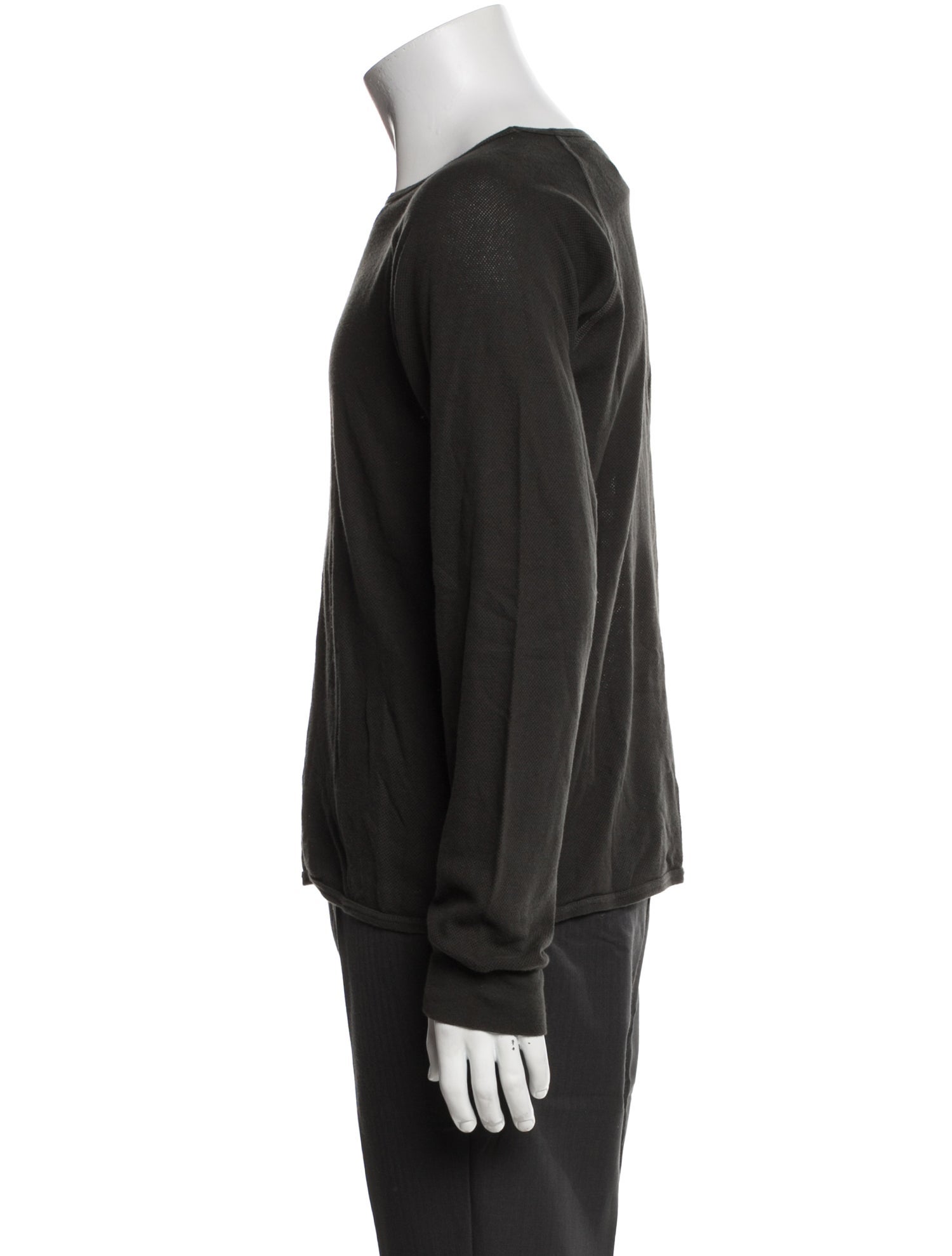 Dries Van Noten Crew Neck Long Sleeve Henley