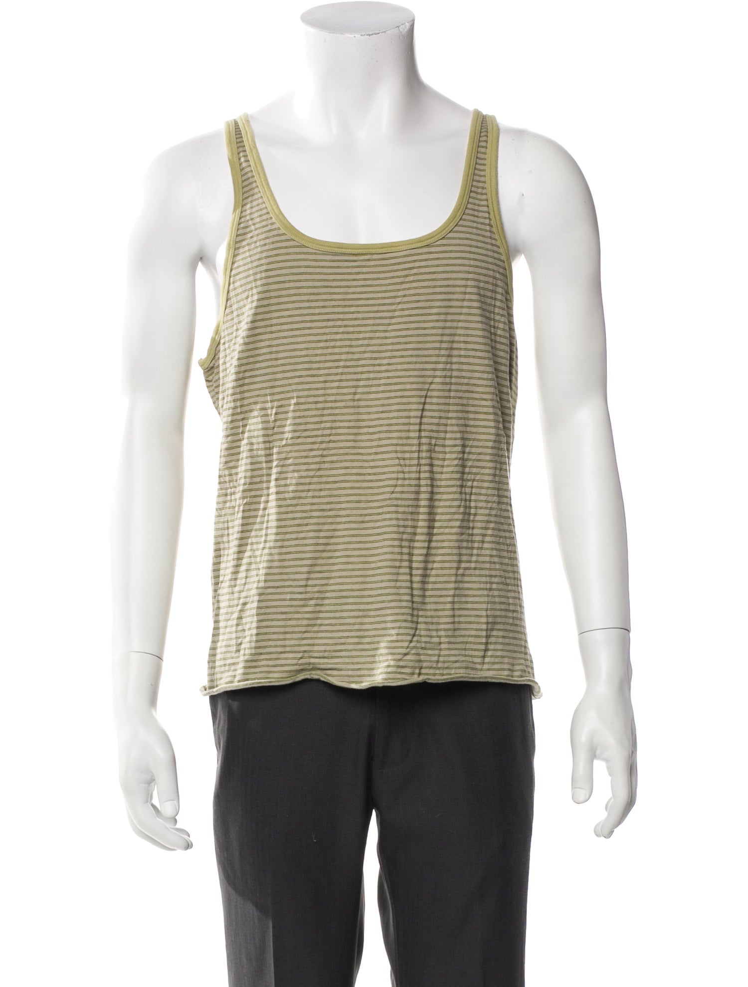 Dries Van Noten Striped Scoop Neck T-Shirt