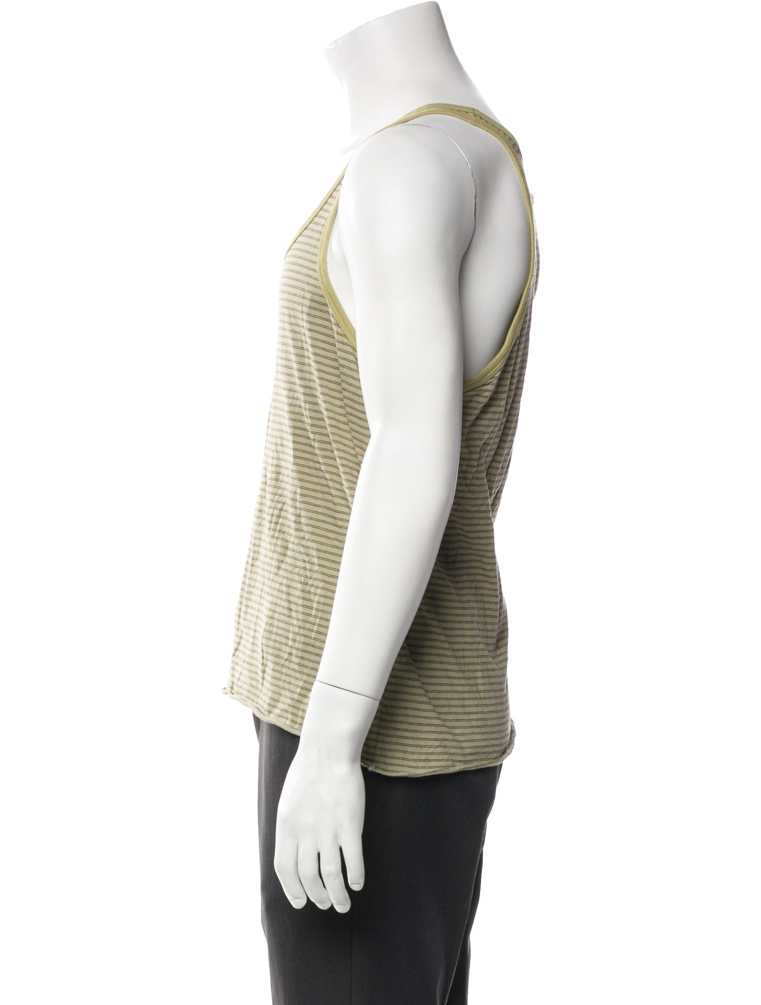 Dries Van Noten Striped Scoop Neck T-Shirt