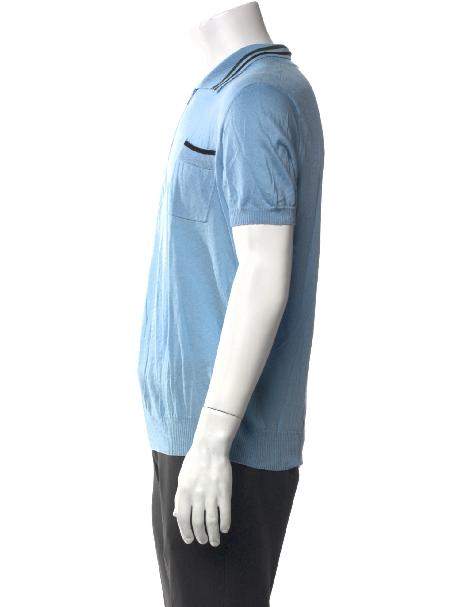 Dries Van Noten Collar Short Sleeve Polo Shirt