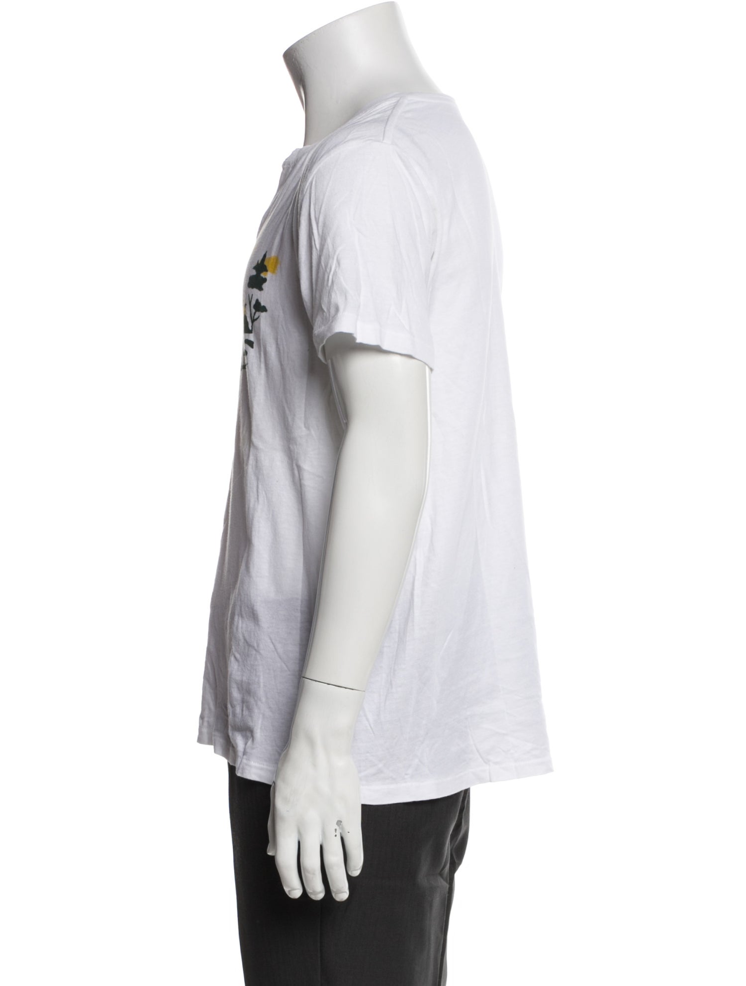 Dries Van Noten Graphic Print V-Neck T-Shirt