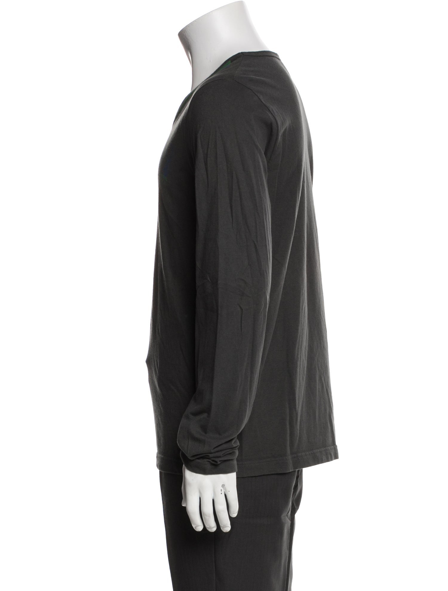 Dries Van Noten V-Neck Long Sleeve Henley
