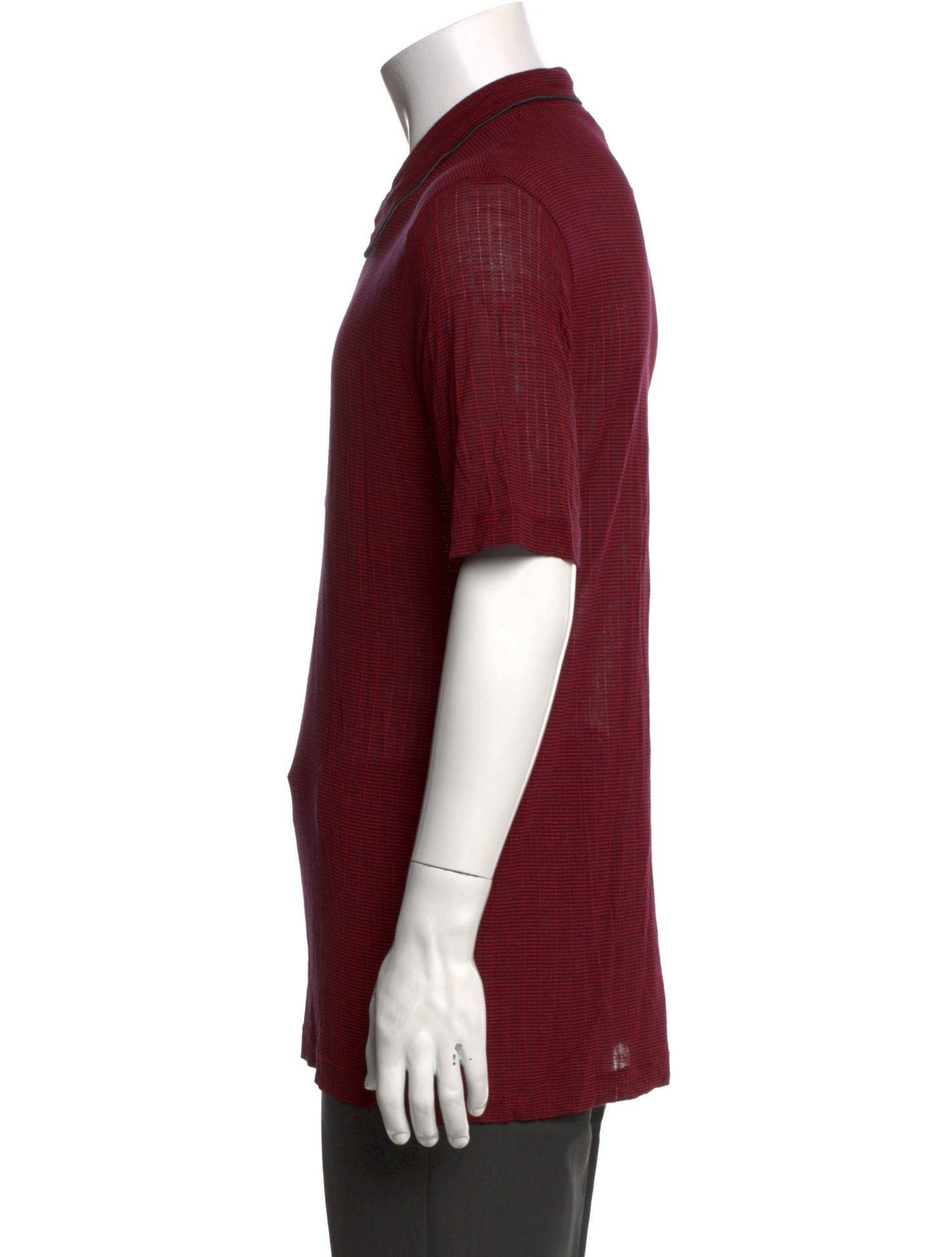 Dries Van Noten Collar Short Sleeve Polo Shirt