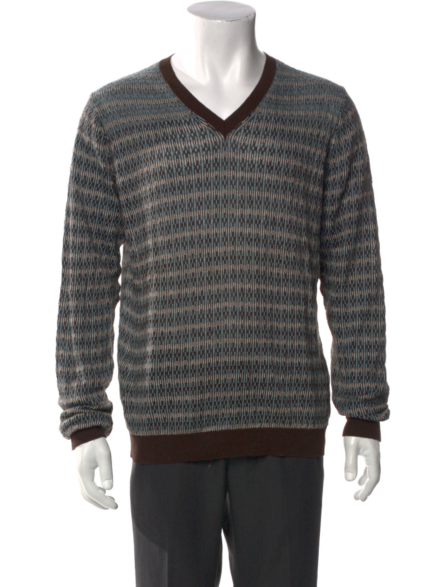 Dries Van Noten Linen Printed Pullover