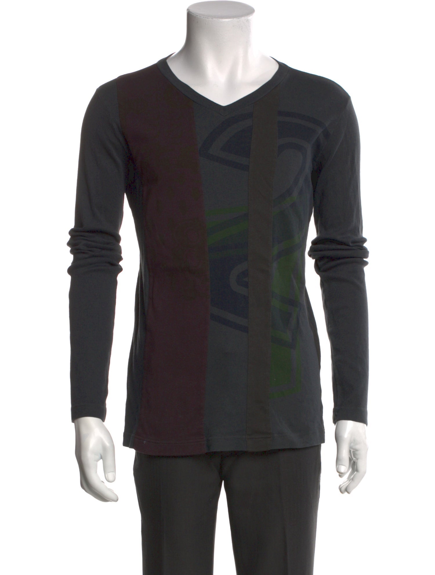 Dries Van Noten V-Neck Long Sleeve Henley