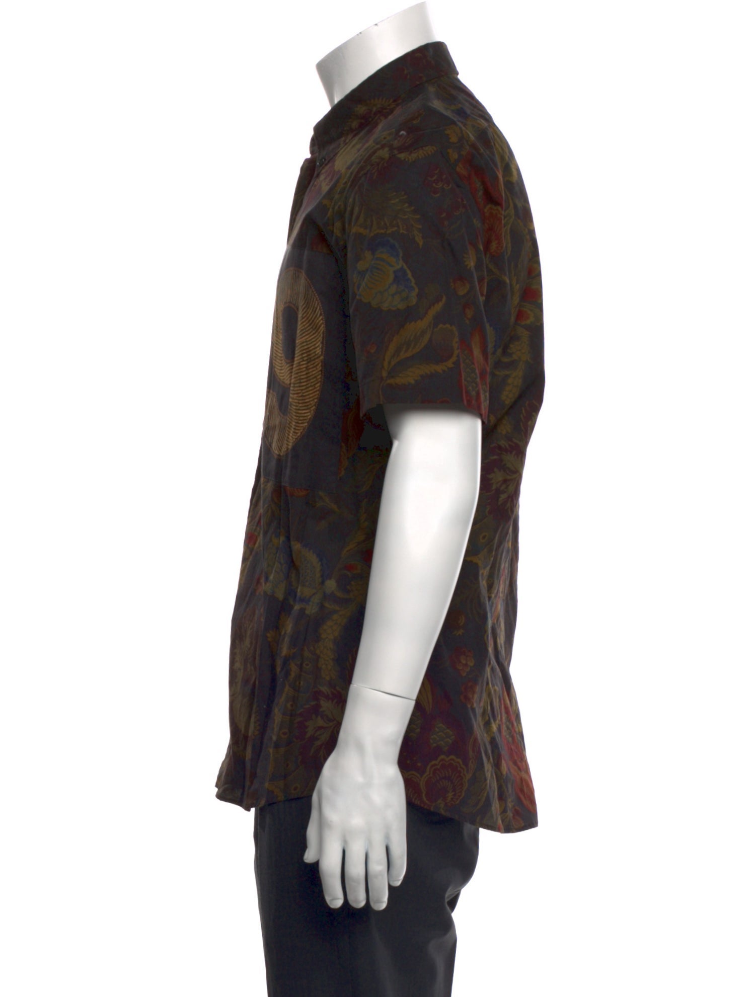 Dries Van Noten Printed Short Sleeve Shirt