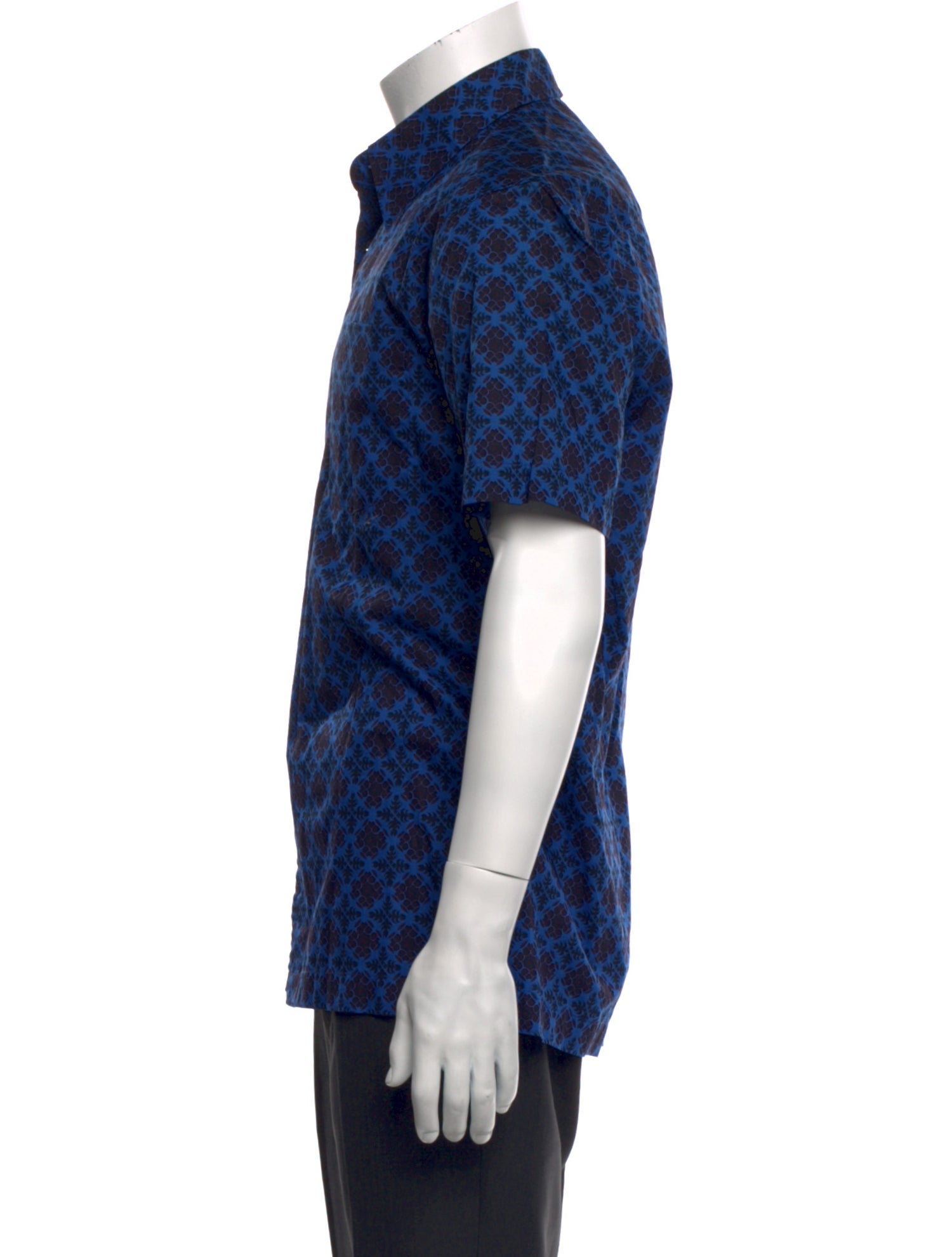 Dries Van Noten Printed Short Sleeve Shirt