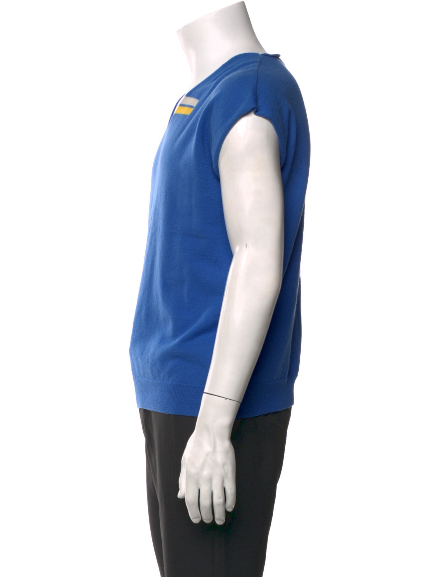 Dries Van Noten Wool V-Neck Sweater Vest