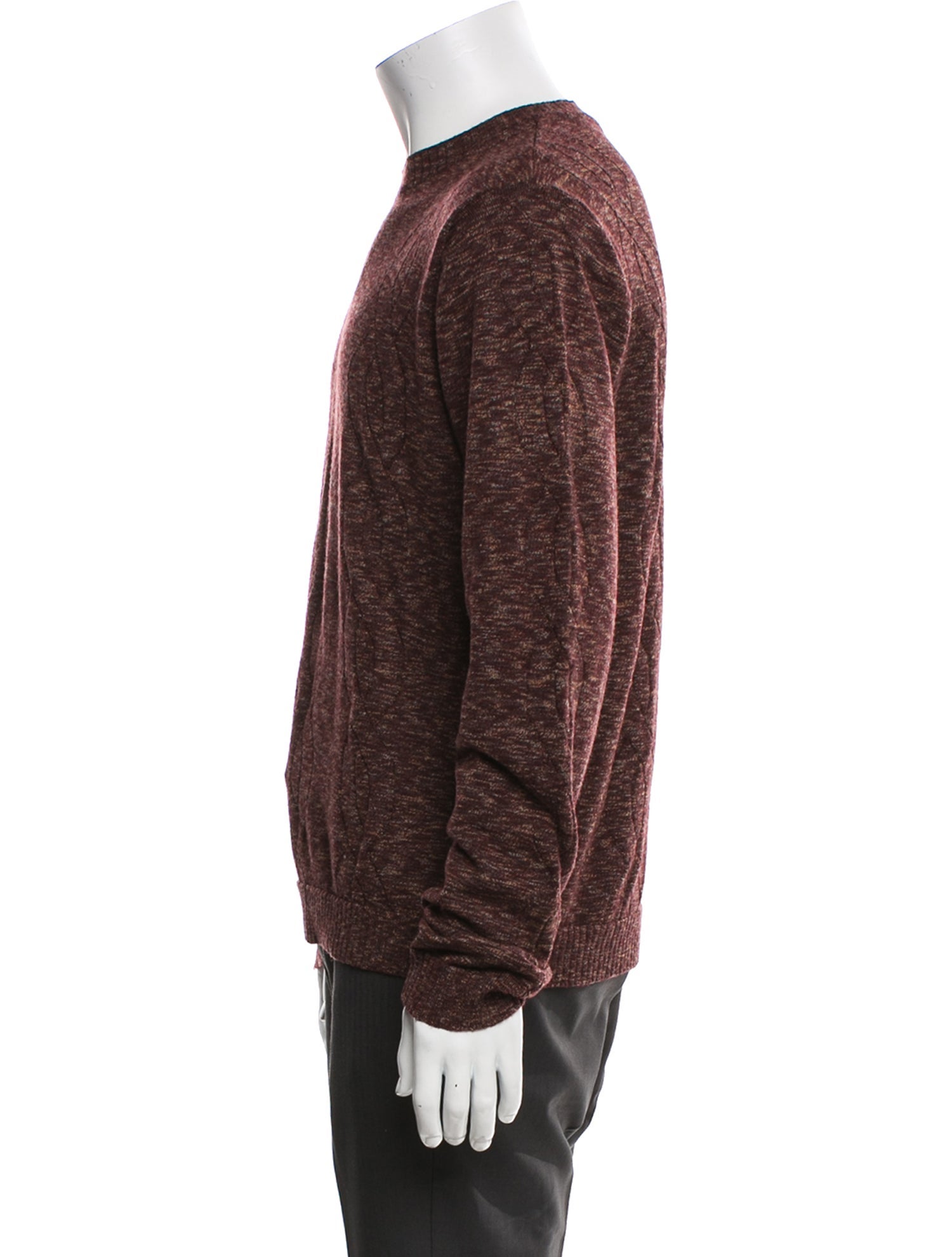 Dries Van Noten Merino Wool Crew Neck Pullover