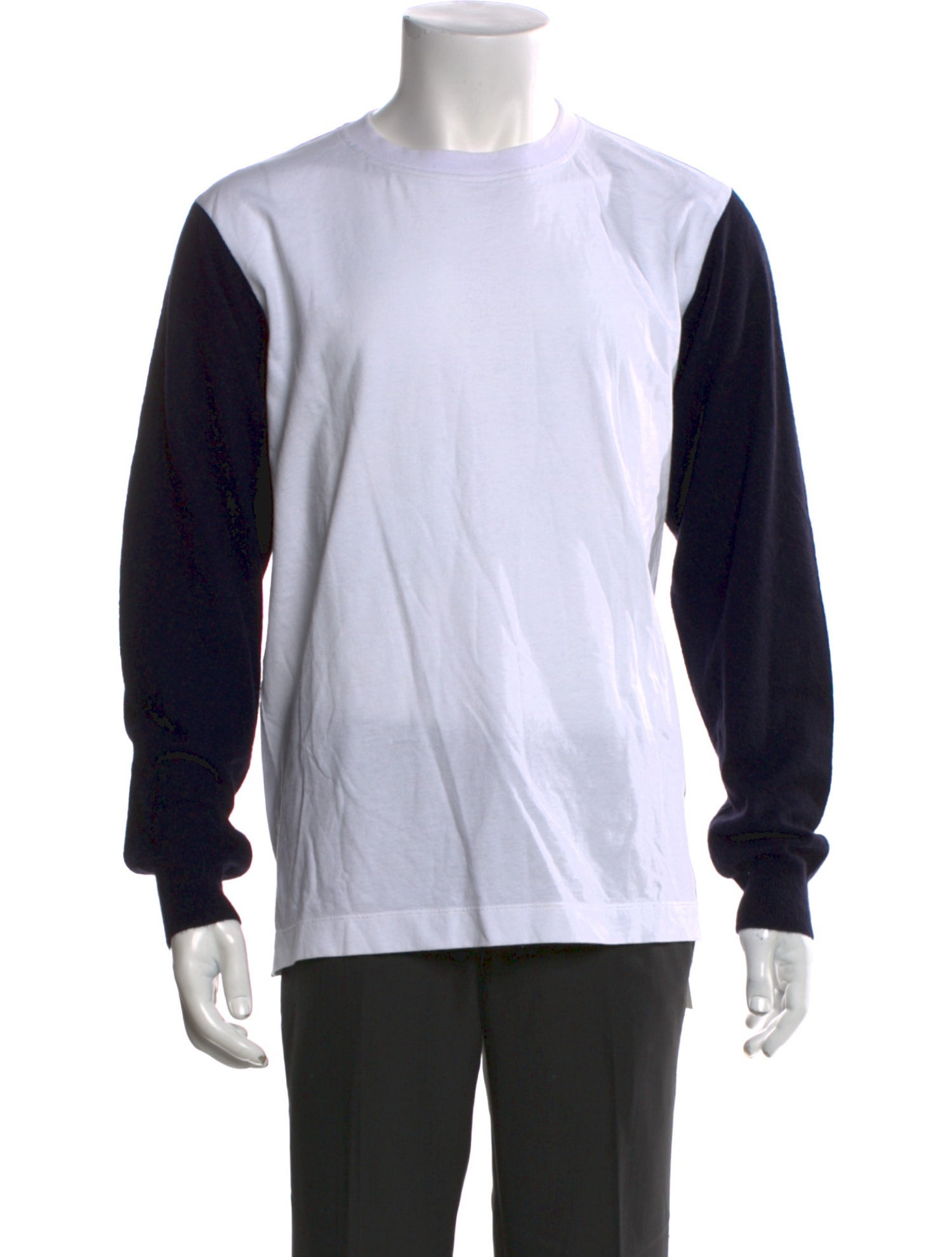 Dries Van Noten Colorblock Pattern Crew Neck T-Shirt