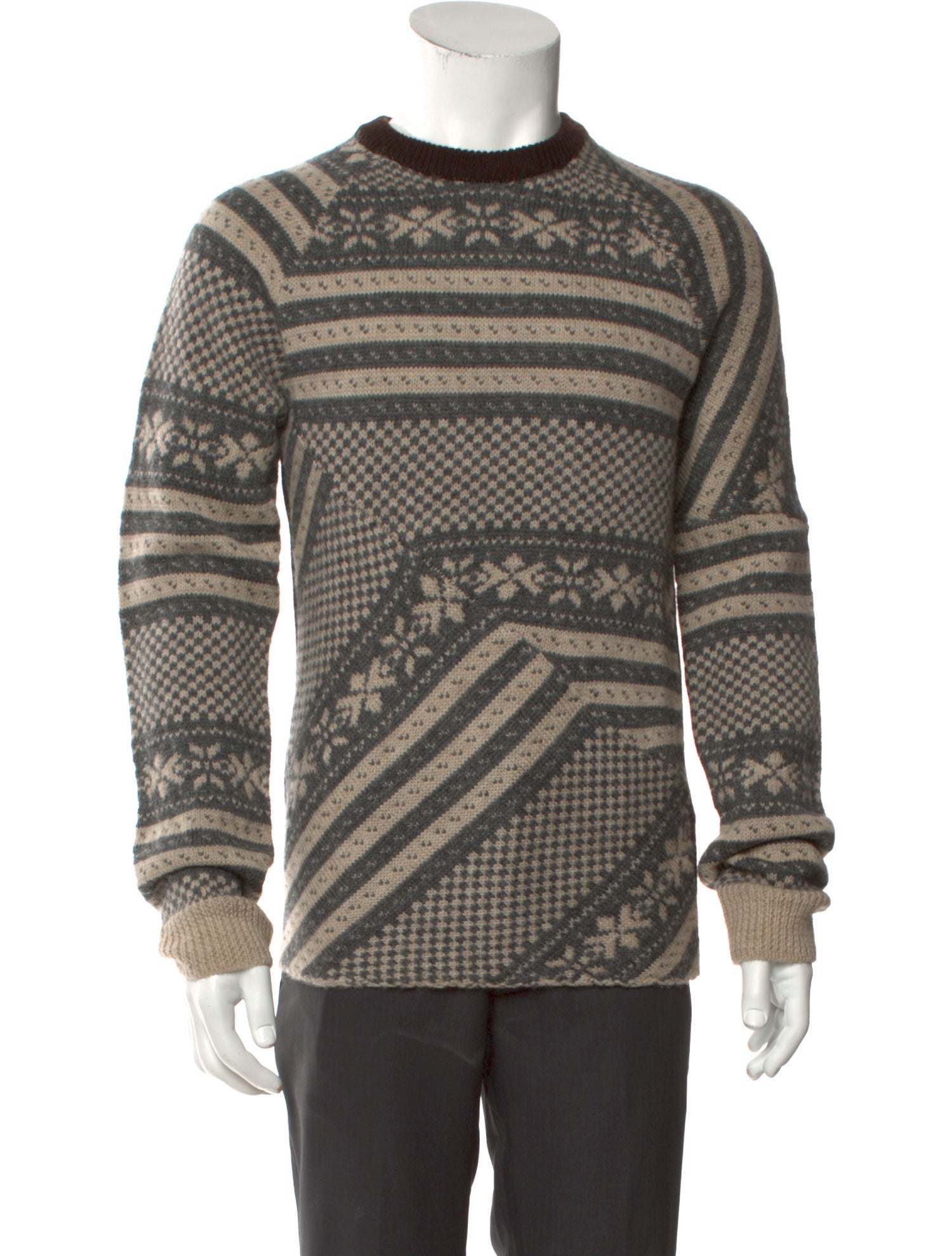 Dries Van Noten Wool Striped Pullover