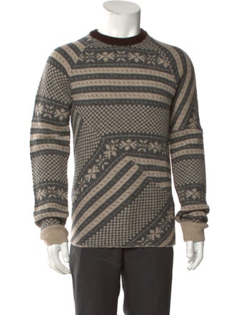 Dries Van Noten Wool Striped Pullover